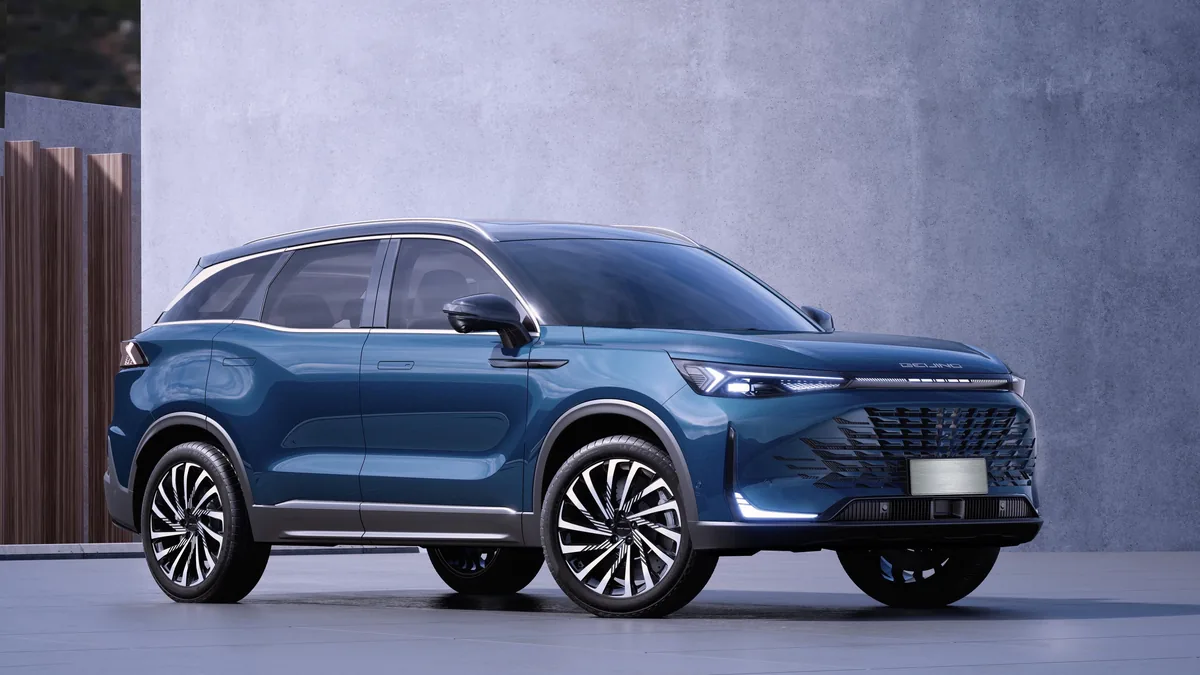 Blue passenger SUV representing B&M light vehicle operations